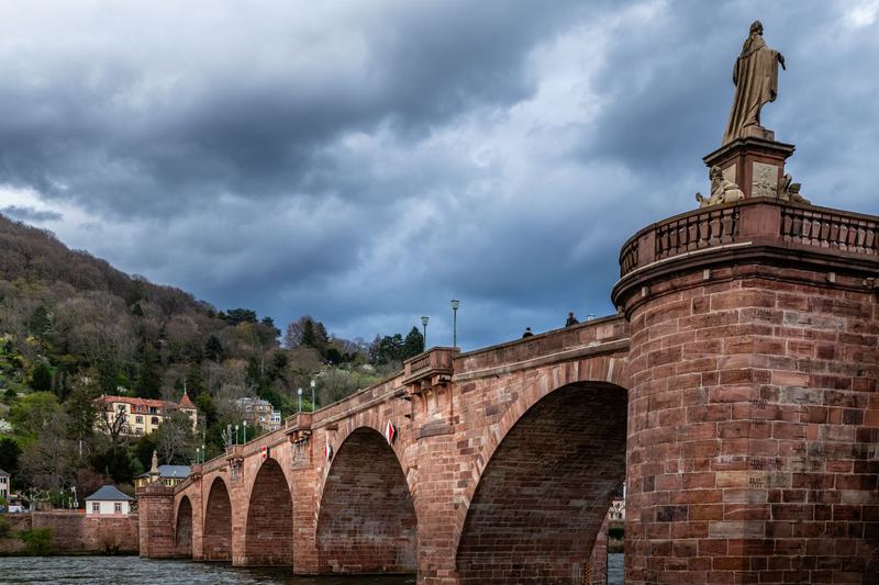 The Old Bridge in Heidelberg, Germany